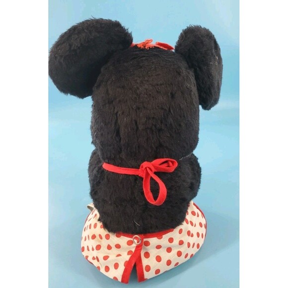 Vintage 1960's Plush Walt Disney's Minnie Mouse Character California Stuffed USA - Picture 4 of 16